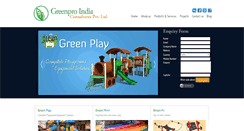 Desktop Screenshot of greenproindia.com